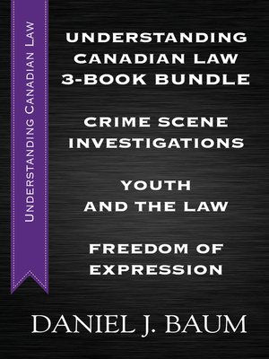 cover image of Understanding Canadian Law Three-Book Bundle